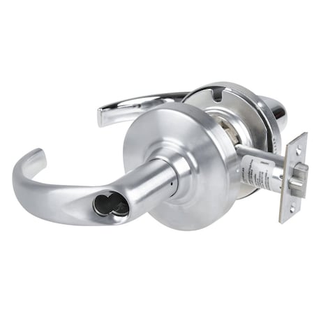 Schlage Grade 1 Storeroom Lock, Sparta Tactile Lever, Schlage FSIC Prep Less Core, Satin Chrome Finish ND80JD 8SP 626